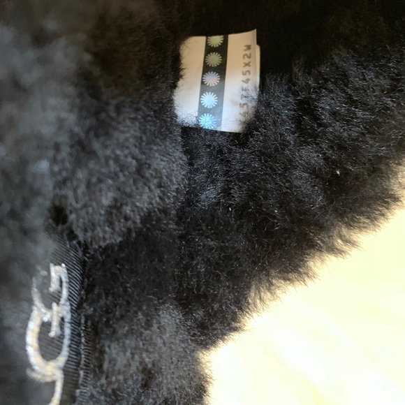 UGG Black Scuffette II Cosmos Glitter Slippers - Picture 8 of 8